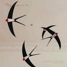 ins風平衡燕子空中吊飾，北歐丹麥設計，懸掛裝飾，手工DIY材料包