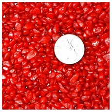 에스엔 칼라스톤 색돌 빨강, 1kg, 1개