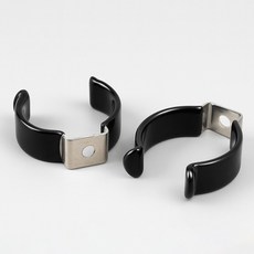 LED 형광등 고정클립 고무 클램프 고리 T12 블랙, 1개