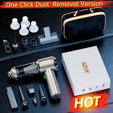 차량용 무선 초강력 청소기 SZUK C012 985000Pa 진공 휴대용 강력 흡입 차량 미니 미니청소기 자동차 차량청소기 진공청소기 휴대용청소기 핸드청소기 핸디, 6)Max Easy 4hapa bag