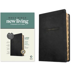 (영문도서) NLT Large Print Thinline Center-Column Reference Bible Filament Enable... Imitation Leather, Tyndale House Publishers, English, 9781496489951