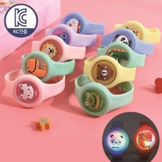 LED 모기 퇴치 팔찌 10개 랜덤발송 어린이 썸머 밴드 개별포장 어린이집 여름, 20g