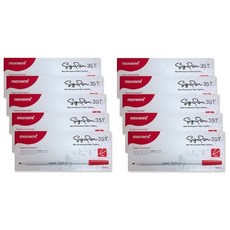 모나미 351 사인펜 12개입 5개, 적색, 120개