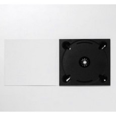 5mm 黑底 PS 壓克力單片 CD 盒 5入裝, 1個