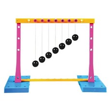 초등과학 에너지변환 뉴턴의진자 구슬운동 조립키트 진자운동구슬 교과연계실험, 1세트