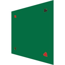 GSE 게임 및 스포츠 전문가 40인치 x 포커 카드 플레이 테이블탑 펠트 카지노 레이아웃 매트 테이블탑용