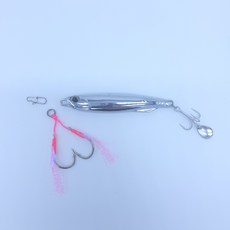 우리문스타 메탈지그 크롬 블레이드 핑크어피 어시스트훅 튜닝, 30g 싱글15호 1세트, 1개