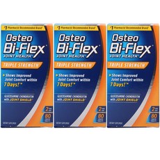 OSTEO 葡萄糖胺軟骨素錠, 80顆, 3盒