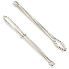 히모토오시 ひも通し 끈 끼우기 도구 2종 세트 스테인리스 재질