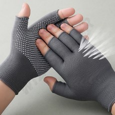 땀안차는 작업용반장갑 엠보싱손가락장갑 라이딩 터치 요술장갑 논슬립장갑, 1개