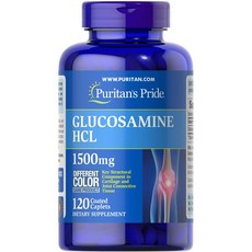 퓨리탄스프라이드 글루코사민 1500mg 캐플렛 Puritans Pride Glucosamine HCL, 1개, 120정