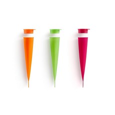 레쿠에 아이스크림 팝 몰드 3개 세트 색상 모듬, 모음, 모음, 1개