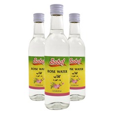 薩達夫天然玫瑰水, 3個, 375毫升