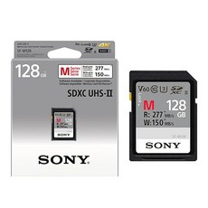 소니코리아정품 SF-M 시리즈 SDXC V60 UHS-II U3 메모리카드, 128GB, 1개