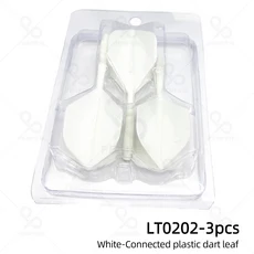 플라스틱 다트 비행 전문 나사 소프트 일체형 통합, 1개, Color: 1. White 3pcs