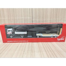 Herpa MAN TGS NN 雙節平板傾倒車組 Strabag 塗裝 模型, 1個