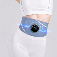 Yzontro EMS 슬림 벨트 마사지기 무선 복부 허리 마사지벨트 2026 신규 기술, 하늘색, S900Pro 하늘색, S900Pro