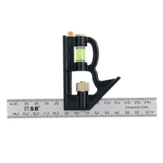 조합형 직각자 전문가용 수공구 목공용 수평 눈금자 금긋기 각도 측정 조립형 정밀