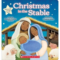 (영문도서) Christmas in the Stable (Touch-And-Feel Board Book) Paperback, Little Shepherd Books, English, 9781338714548