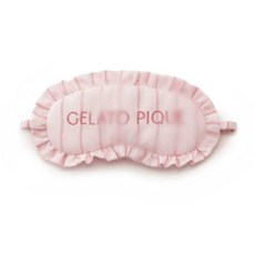 코튼 베어 체리 편지 자수 인쇄 소프트 블랙 아웃 아이 마스크 수면 아이 마스크 안대, 1개, 블루 레이스