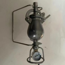 安全耐用微型爆米花機，304不鏽鋼老式手搖爆米花爐，在家輕鬆製作美味懷舊爆米花, 1個, 小鍋含支架【無配件】擺件款