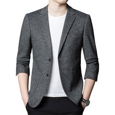 西裝外套休閒西服(韓版修身千鳥格毛料男外套74hg27)【時尚巴黎】