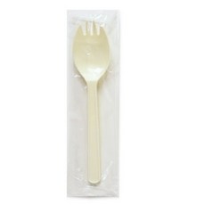 생활을그리다 다회용 스포키 아이보리 16cm, 1000개입, 1개