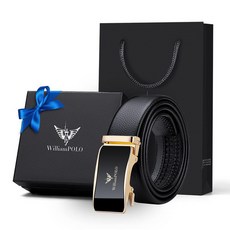 WilliamPOLO 男士自動扣皮帶