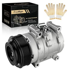 A/C Compressor with Clutch Compatible with Toyota RAV4 2.0-2.4L (2001-2005) Sport Utility CO 104, A/C Compressor with Clutch Com