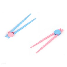 유니상점 연습용 훈련 교정젓가락 보조젓가락 예쁜젓가락, 핑크