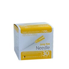 정림의료기산업 멸균 일회용 주사바늘 30G 13mm 100개입 의료용 니들, 1박스