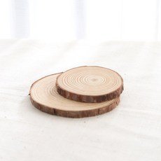우드 티코스터 1P (8~12cm)-우드 컵받침대 찻잔받침 커피잔받침 원목 소품 커피 홈카페 선물 심플 나무 코스터 우드 티코스터 컵받침대 원형 사각, 1개