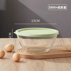 대형베이킹유리볼 법랑 투명 특대형 6550ML 유리 고급형 쌀씻는통 6550 지름31cm, H. 2800ml뚜껑 조합신제품
