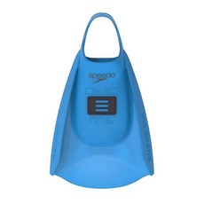 Speedo 유니 성인용 수영 트레이닝 오리발 실리콘, DMC 슈퍼 블루/차콜