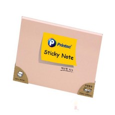 퐁치셀 프린텍 핑크 100매 가로메모지