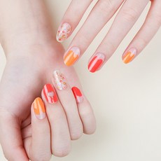 말랑네일 레드칠리페퍼 리얼 젤네일스티커