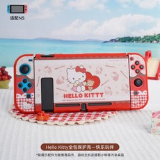 닌텐도 스위치 OLED 케이스 산리오 헬로키티 정품 커버, NS헬로키티, 1개
