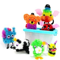 孩童蓬蓬捏捏球玩具, 1盒, 1個