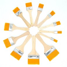 백붓 - 페인트 배경 화방 색칠붓 세트(12p), 1개, 상세페이지 참조