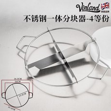 양손 브라우니 치즈칼 버터 더블핸드 12인치, 1개, 3_4등분 케이크 커터 힘 절약