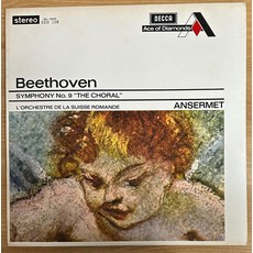 중고LP) Beethoven - Symphony No.9 Choral (베토벤 교항곡 합창/La Suisse Romande) 자켓NM-/음반M