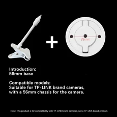 비디오 모니터링 클립 - 드릴링 필요 없음. 자유롭게 부착할 수 있습니다. 여러 모델을 샤오미 TP-LINK와, 08 white-D