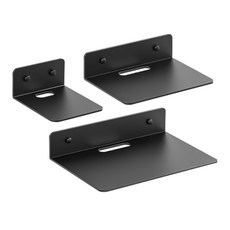 牆上置物架 免打孔多功能置物架 電視機頂盒置物架 路由器牆上置物架 吹風機置物架, 大, 1層