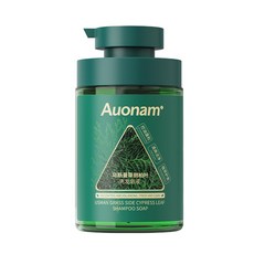 Auonam 烏斯曼草側柏葉洗髮皂液 草本植萃 頭皮清爽 控油 蓬鬆洗髮精, 1個, 烏斯曼草側柏葉洗髮皂液綠瓶*2瓶, 500ml