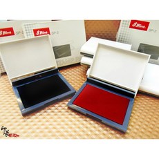 印篆達人 橡皮專用印台(SP1) 墨色均勻好蓋、不易變形, 1個, 藍色