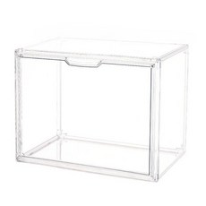 보관함 수납 정리함 투명 수납함 전면도어형 진열보관용, 1개