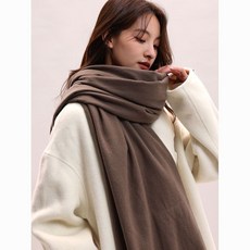 Alissa Cyrine 羊絨圍巾 - 冬季保暖加厚學生披肩