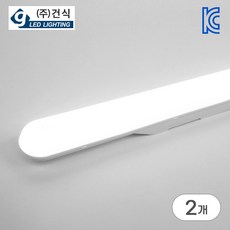 건식 LED 주차장등 45W 900mm 다용도 일자등, 2개, 주광색