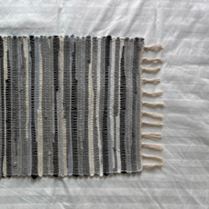 그린써스트 SCRAP RUG 빈티지 미니 침대 인테리어 러그 카페트, 그레이