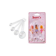 라미 계량스푼 세트 1개 투명계량스푼 개량스푼 계량스푼 투명계량스푼 계량스푼세트 플라스틱계량스푼 플라스틱스푼 이유식계량스푼 커피계량스푼 양념계량스푼 개량스푼+노드커머스Shop, 빠른배송